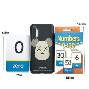 Schede Flash parlanti per bambini della scuola primaria giocattoli per l'apprendimento della carta per l'inglese e la lettura numeri di carte 1-100 - Product Image 2