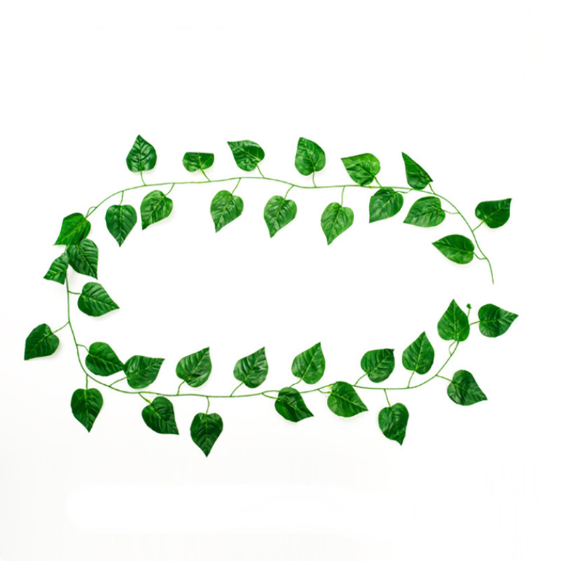 Vert 36 feuilles de pomme 2,3 m de long