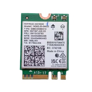 Bộ chuyển đổi không dây gốc AX210 NGW <span class=keywords><strong>Wifi</strong></span> 6E Card mạng 802.11ax M.<span class=keywords><strong>2</strong></span> 2230 NGFF BT 5.3 Tri-Band <span class=keywords><strong>2</strong></span>.4G/5G/6G lên đến 5374Mbps - Product Image 1