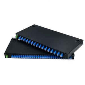 1U 32 Core Totalmente equipado SC/UPC Simplex Tipo de cajón Marco de distribución ODF Panel de conexión de fibra óptica - Product Image 5