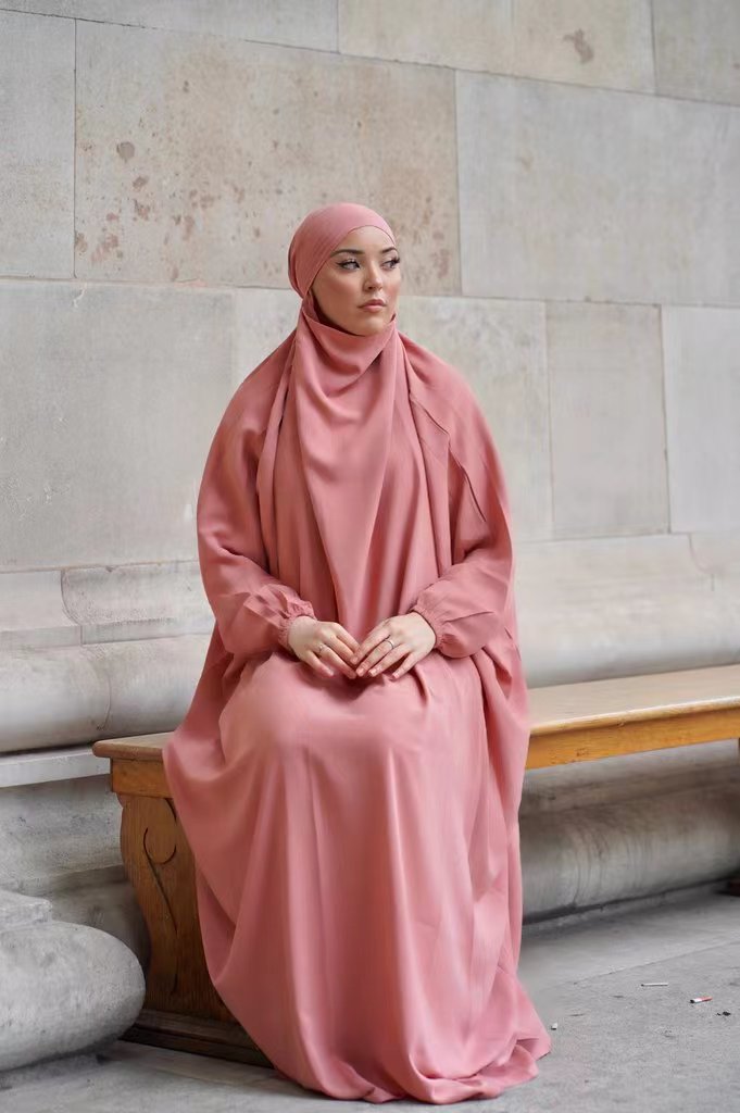 Hot selling women Plus size Modest Khimar Hijab Abaya Jilbab Muslim Clothing Prayer Abaya