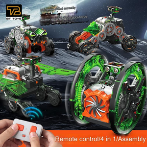LehooToys4Combined1 DIY 4WDSmart Robot Remote Control Car Kit Rod Smart <strong>Programming</strong> Robot Kids Remote Control Car - Product Image 3