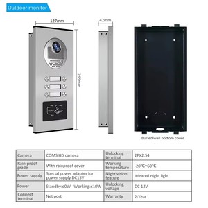 Real-Time Surveillance <strong>Video</strong> <strong>Intercom</strong> Smart <strong>Building</strong> Door Phones for Large Structures Apartments Real-Time - Product Image 5