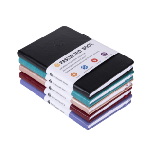 NEW 2026 Wholesale Custom PU Hardcover Internet Password Log Book Planner Dairy Keeper Journal <strong>Notebook</strong> <strong>with</strong> Alphabet <strong>Indexes</strong> - Product Image 1