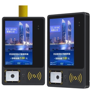 CL-818T di fabbrica validatore del bus di riconoscimento facciale con scanner di codici qr supporta il rilevamento del volto della fotocamera Touch Screen - Product Image 5