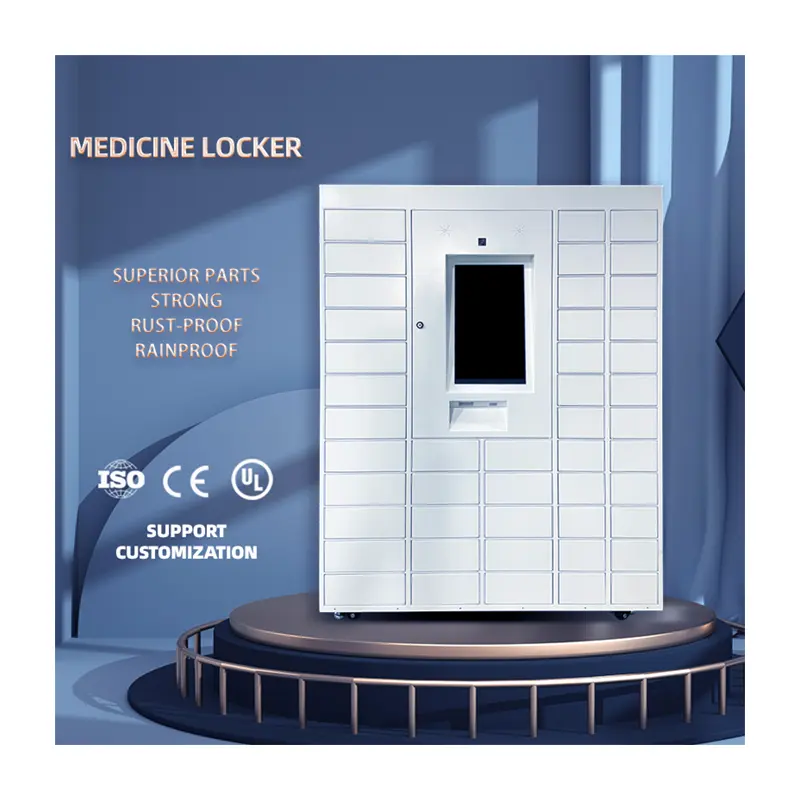 Headleader-compartimento de medicina para el Hospital, armario de almacenamiento inteligente para distribución de medicina, de 46 puertas