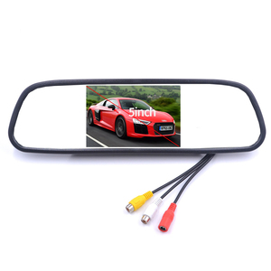 Car TFT <strong>LCD</strong> Monitor 5 Inch HD Rearview Mirror <strong>Display</strong> DC12V 24V Reversing Car Screen for Auto Parking Backup Image <strong>Display</strong> - Product Image 1