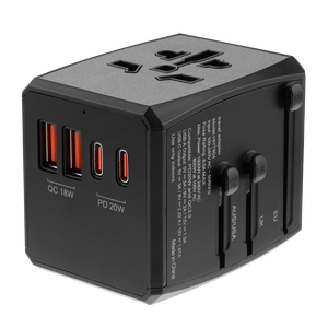 For All Devices 4 Ports <strong>Output</strong> 20W PD Fast Charger Multi Plugs Travel <strong>Adapter</strong> Universal Plug - Product Image 2