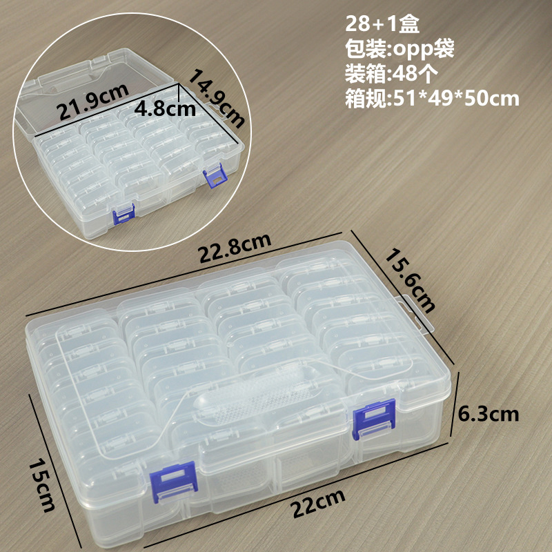 281 boxes, transparent, 22.8*15.6*6.3cm