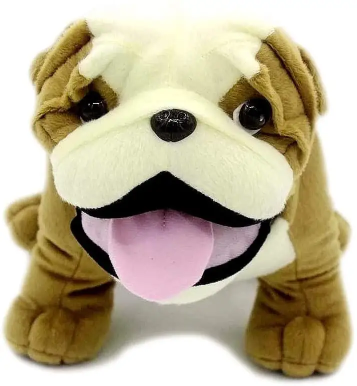 Custom stuffed big head dog plush puppy with big nose toy