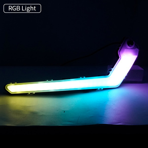 RGB çok renkli değişen sol ve sağ Led İmza işık dönüş flaş ışığı Can-am Maverick Sport Trail X3 için Amber 12V 30W - Product Image 6