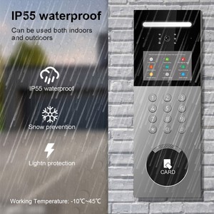 Sistema de intercomunicación de timbre de video inteligente de 7 pulgadas Edificios de apartamentos múltiples Tuya Control DE ACCESO Cámara CCTV a color Conectividad Wifi - Product Image 5