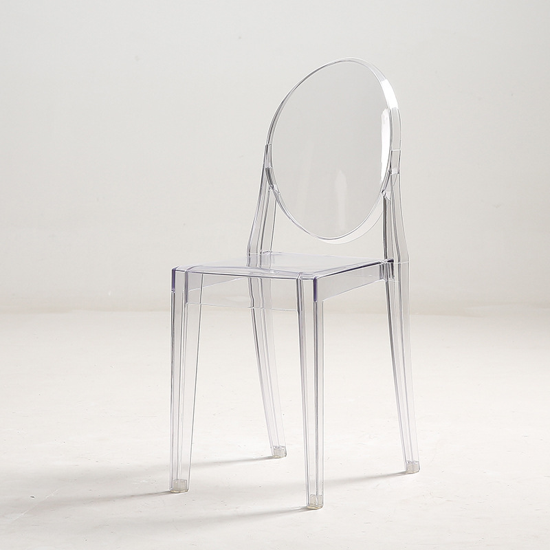 Transparent model without armrests