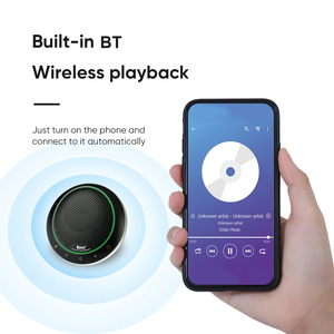Desktop Omnidirectional Speakerphone <strong>Computer</strong> Mic Mute Volume <strong>Function</strong> With Speaker - Product Image 6