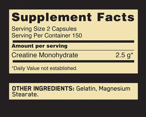 OEM özel etiket kreatin kapsüller ön egzersiz kas boyutu gücü kreatin monohidrat kapsül - Product Image 5