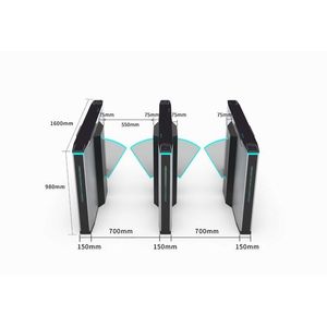 Di alta qualità intelligente di induzione Flap barriera cancello scorrevole tornello carta QR sistema di controllo di accesso edificio scolastico - Product Image 1