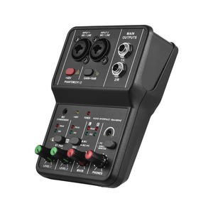 Interfaz de audio Tarjeta de sonido de grabación profesional 16bit/48kHz Mini interfaz de audio USB Tarjeta de sonido - Product Image 1