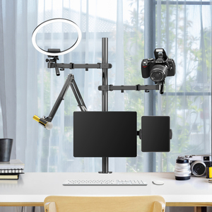 モニターコンピューター画面用の多機能ライブマウント13-27インチ22ポンド - Product Image 5