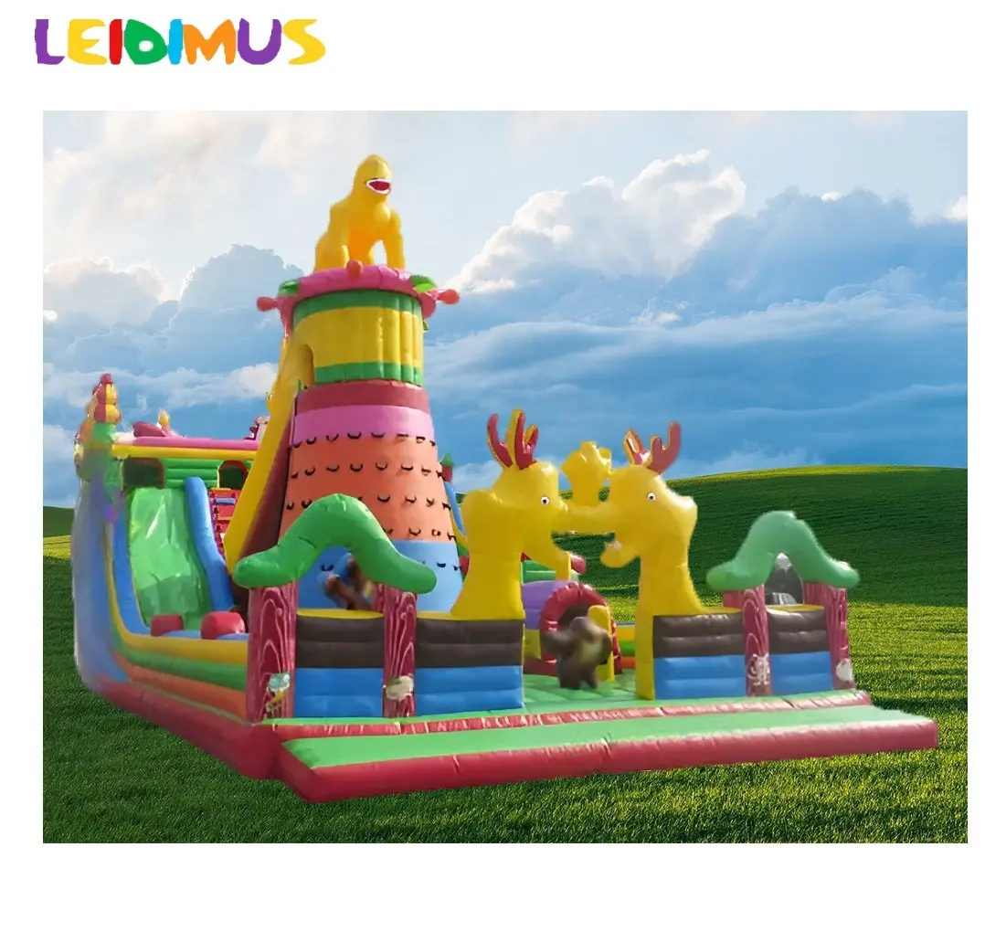 Outdoor Water Slide Swimming Pool Commercial Inflatable Water Slide Large Inflatable Bounce House