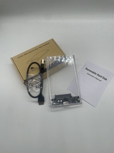 2.5 inç HDD SSD muhafaza şeffaf katı hal sürücü kutusu USB 2.0 USB 3.0 mobil sabit disk muhafazası SATA MacBook dizüstü PC için - Product Image 6