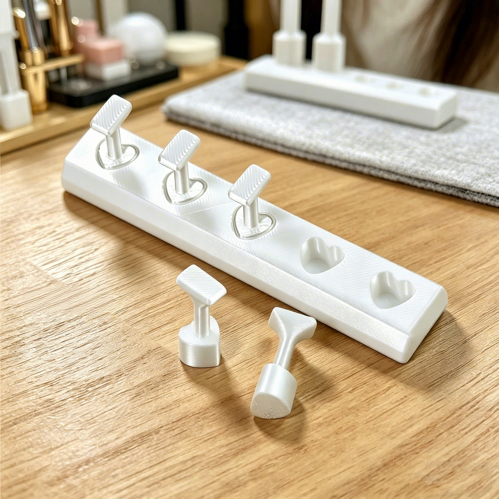 Porte-ongles blanc sans aimant