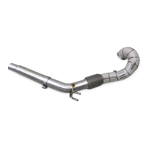 Exhaust <strong>Header</strong> Downpipe for VW GOLF 7/7.5 MK7/MK7.5 <strong>GTI</strong> 2.0T 2014-2020 Race Sport Car SS304 Free Flow Pipe Exhaust Muffler - Product Image 1