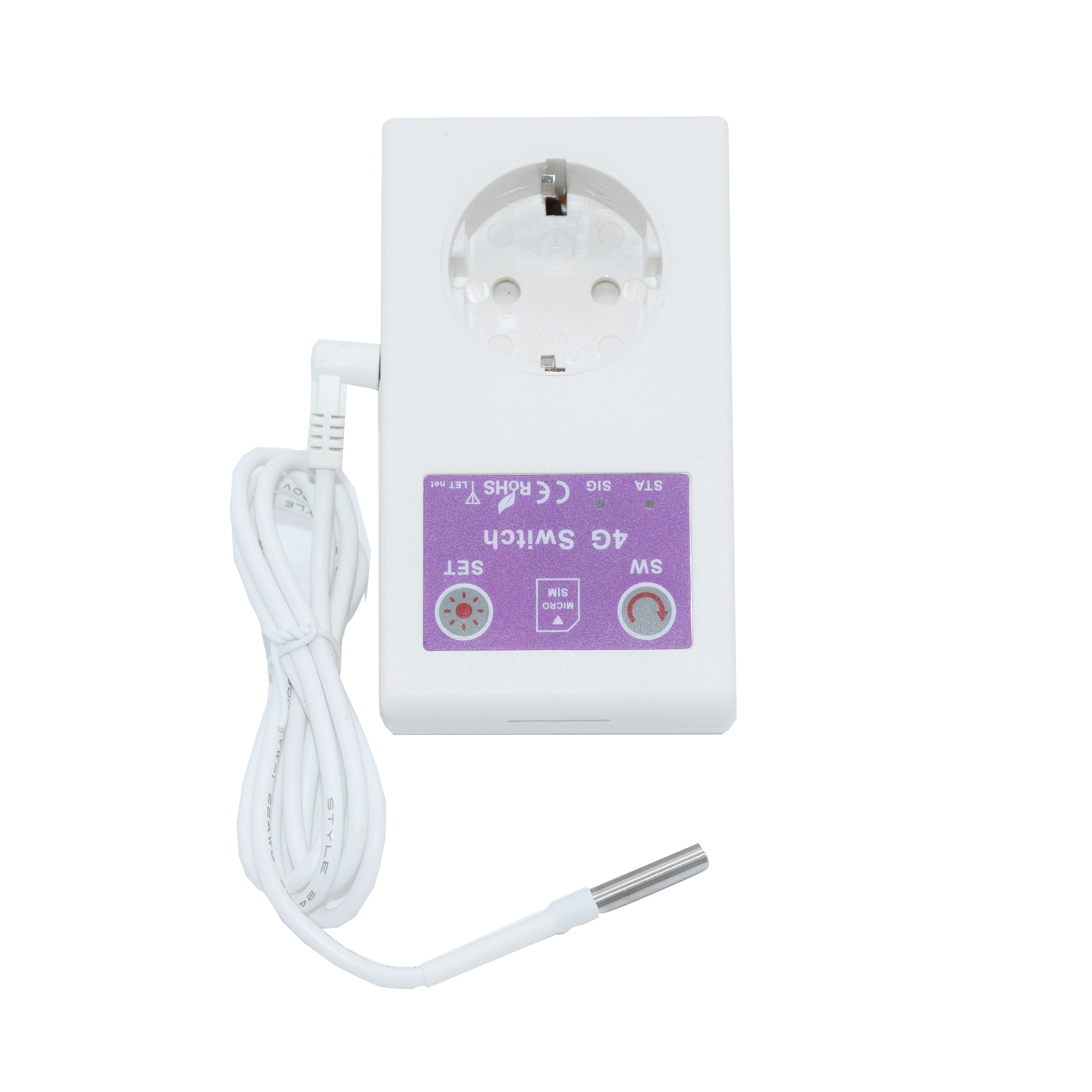 With temperature sensor