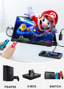 ODM OEM 17 pulgadas Gaming Laptop PC LCD Monitor portátil con FHD UHD 1080P 4K IPS Pantalla táctil Computadora Teléfono Pantalla para juegos