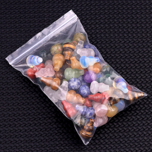 หินทรงน้ำเต้าแกะสลักจากธรรมชาติขนาด20มม. หินคริสตัลสำหรับตกแต่งบ้าน - Product Image 5