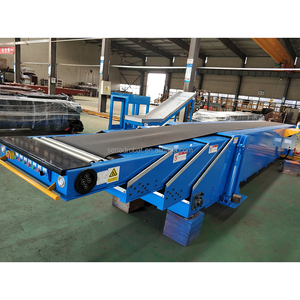 Scatole per pacchi mobili alimentate macchine per il trasporto di cartoni trasportatori a nastro telescopici per lo scarico di carico di camion - Product Image 5