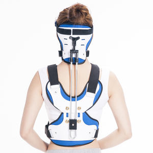 Ajustável Cabeça Pescoço e Peito <span class=keywords><strong>Brace</strong></span> Cefálica Cervico Torácica Spinal Fixação Orthosis <span class=keywords><strong>Brace</strong></span> para Suporte Pós-Operatório - Product Image 5