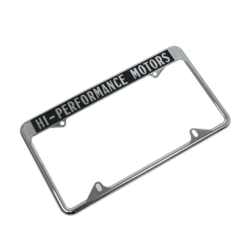 Metal material American gauge size open die fixed lettering stainless steel 201 license plate