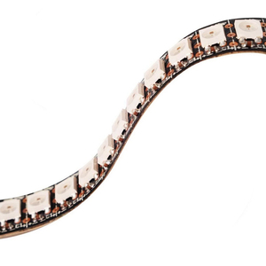 WS2812 WS2812B WS2811 LED striscia luminosa 5050 lampada perline insegna al neon pixel intelligenti indirizzabili doppio segnale RGB colore pieno striscia LED - Product Image 1