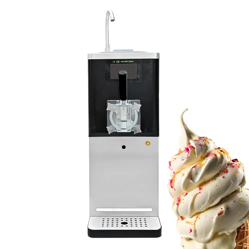 Frozen Acai Machine Máquina comercial de bajo costo Máquina de helados Pequeña máquina de helados vertical