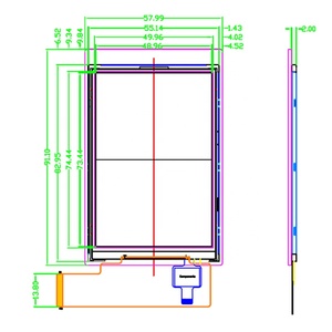 3,5 Zoll IPS Display 320x480 MCU Interface LCD HX8357D IC TFT LCD mit Kapazitiven Touch Panel - Product Image 2