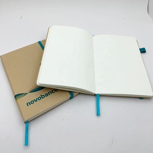 Cuaderno de notas A5 A6 con logotipo personalizado, cuaderno de diario de tapa dura de lino y papel impreso personalizado con correa elástica y lazo para bolígrafo - Product Image 1