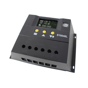Werkseitiger 60A/50A/40A PWM Solar laderegler mit LCD-Anzeige Verlust armer 12/24/36/48V-Eingangsspannung - Product Image 1