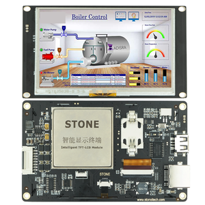 STONE Pantalla LCD inteligente de 4,3 pulgadas Pantalla de comunicación serie UART que funciona con Arduino/STM/ESP