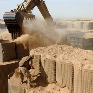 Loch Explosions geschütztes Netz Wand basis Sicherheit Explosions geschützte Wand Gabion <span class=keywords><strong>Net</strong></span> Defense Sandwand bastion