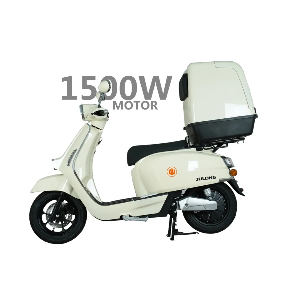 Julong 1500w Pizza King Delivery Electric Motorcycles, Customizable Electric Scooter For Food Pizza Delivery