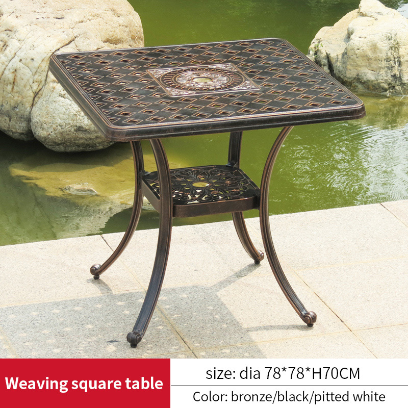 10-Pattern square table 78*78cm