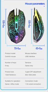 Kuiying T6 RGB Luminous <strong>Keyboard</strong> and <strong>Mouse</strong> Set <strong>Computer</strong> Console Game Manipulator Feel - Product Image 6