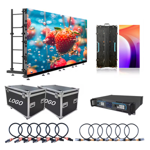 P2.6 P2.9 P3.91 Pantalla LED para interiores y exteriores para alquiler y fondo de escenario Pared de video Instalación fija para exteriores - Product Image 1