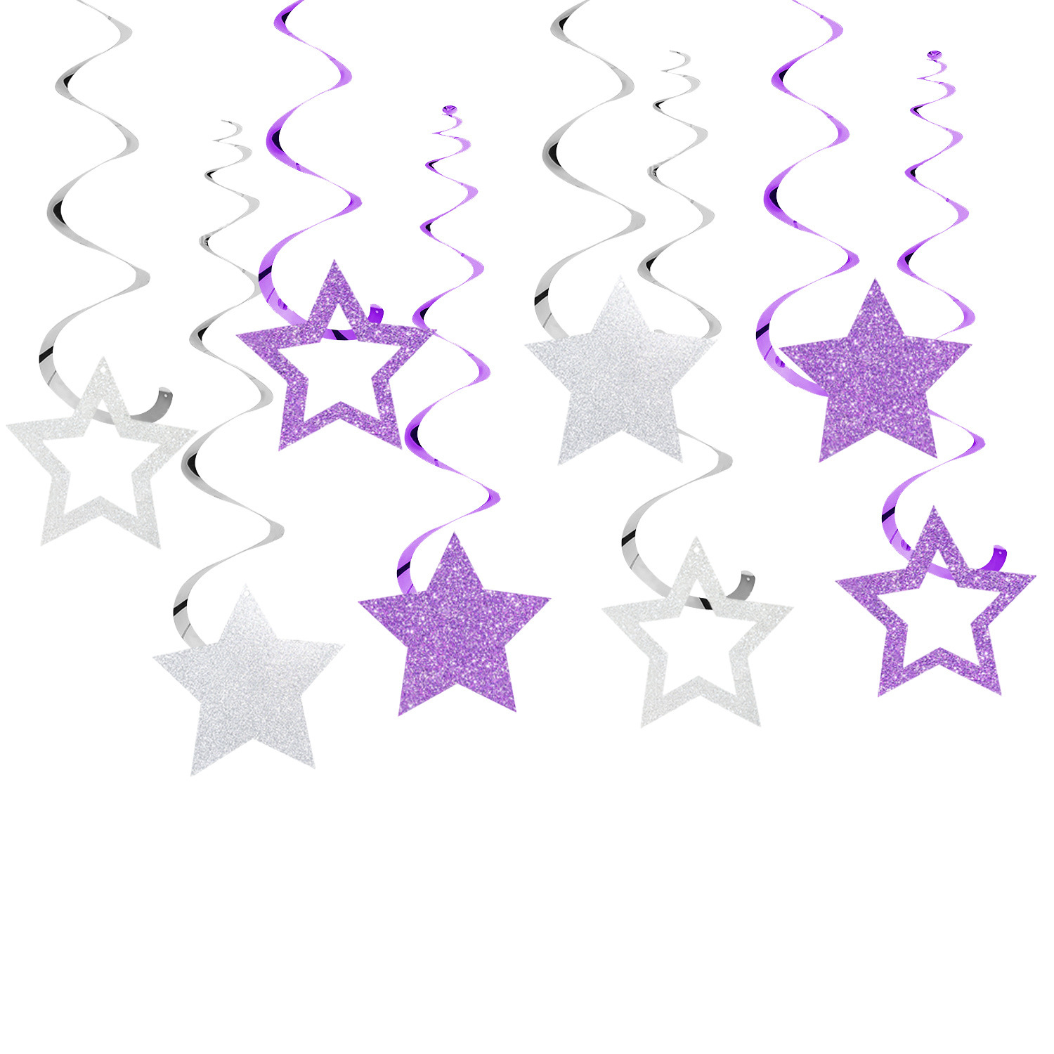 Violet et argent