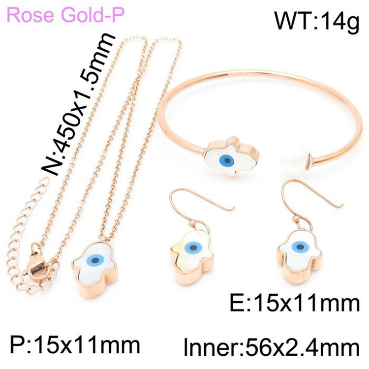 collier + boucle d'oreille