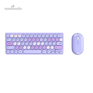 <strong>Wireless</strong> Keyboard <strong>Mouse</strong> Kit Slim Key <strong>Combo</strong> Portable Beautiful Power Saving Silent Button LED Indicator For Home - Product Image 4