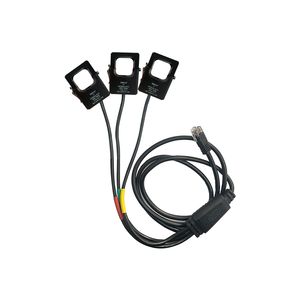 Yhdc 3-sct052sl-rj12 500a-1000a קלט בקוטר 52 מ "מ 3 זרם ליבה שנאי זרם עם פלט מסוף rj12