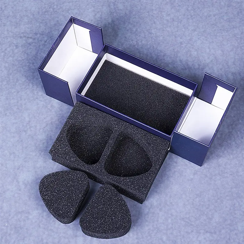 Scatola di carta di cartone con chiusura magnetica a doppio lato aperto di lusso per laboratorio odontotecnico per l'imballaggio del modello dentale