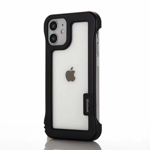 卸売フレームなし耐衝撃性PCTPU最も薄い2in1 2色バンパーフレームグリッターケースiphone用14 13 12 11 Pro Max 78 P XS