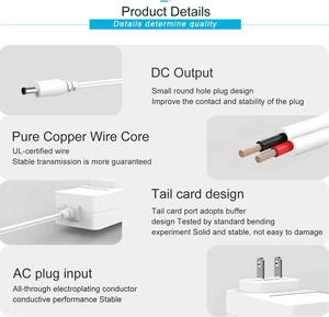 Adattatore di alimentazione internazionale 30W AU KC US spine interruttore 4 Pin uscita 24V 12V 10V 5V 8A 1.2A 2A materiale PC spina AC DC